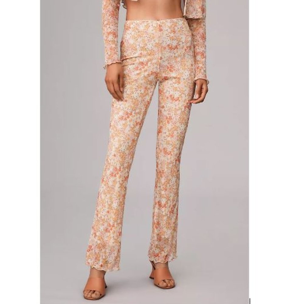 Anthropologie Sage The Label Ciao Rome Flare Pants - Size Medium - NWT